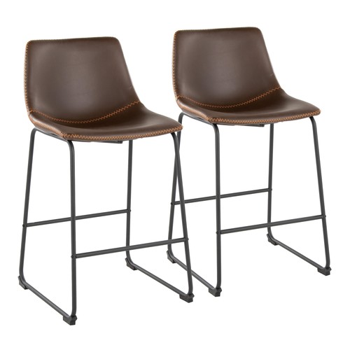 Duke 26" Fixed-height Counter Stool - Set Of 2